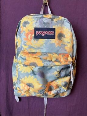 JanSport SuperBreak Plus Sunflower Backpack-